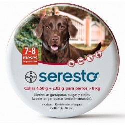 SERESTO COLLAR PERROS +8 Kg 70 Cm
