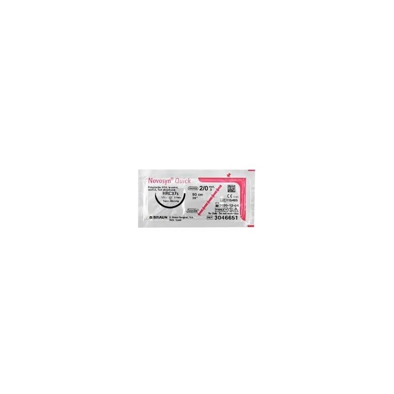 NOVOSYN QUICK UNDY 3/0 HS23 70CM