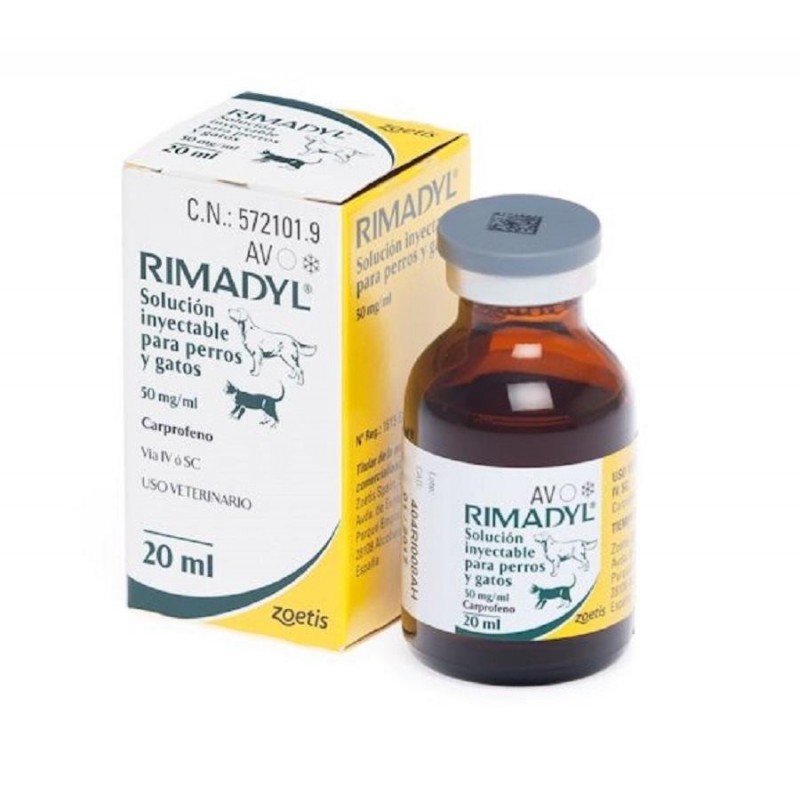 RIMADYL 50MG 20ML INY