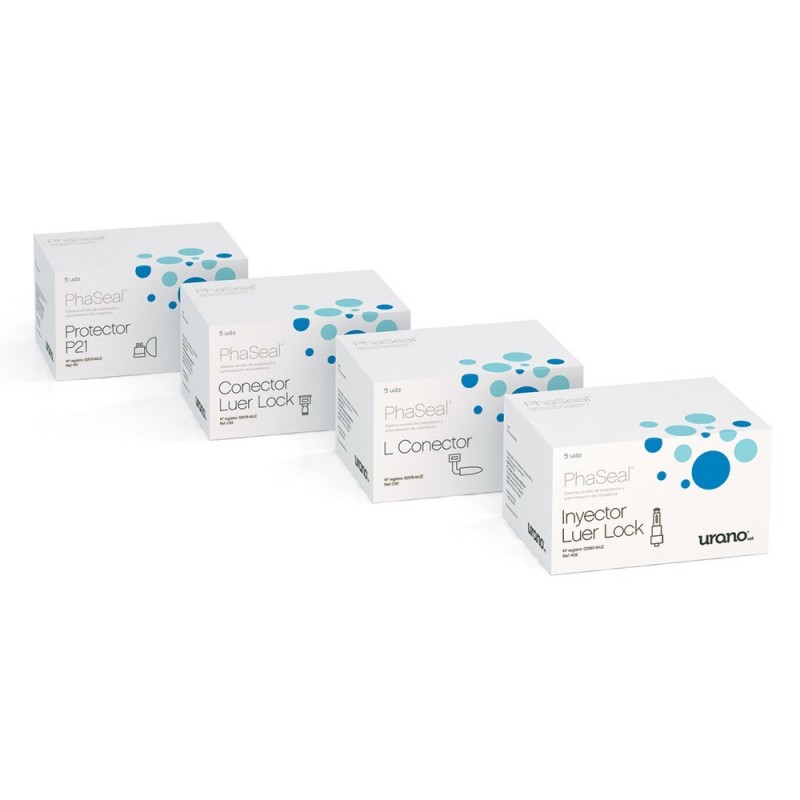 PHASEAL CONECTOR EN L 5 ud