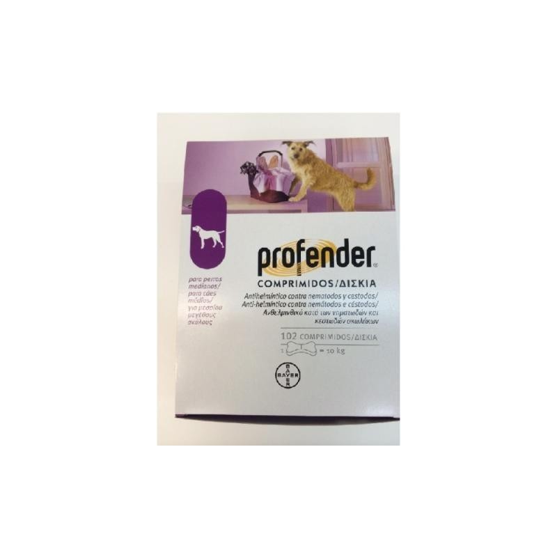 PROFENDER PERRO 10KG 102COMP.