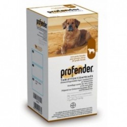 PROFENDER PERRO 30KG 24COMP.