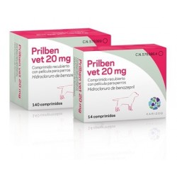 PRILBEN VET 5MG 14 COMP