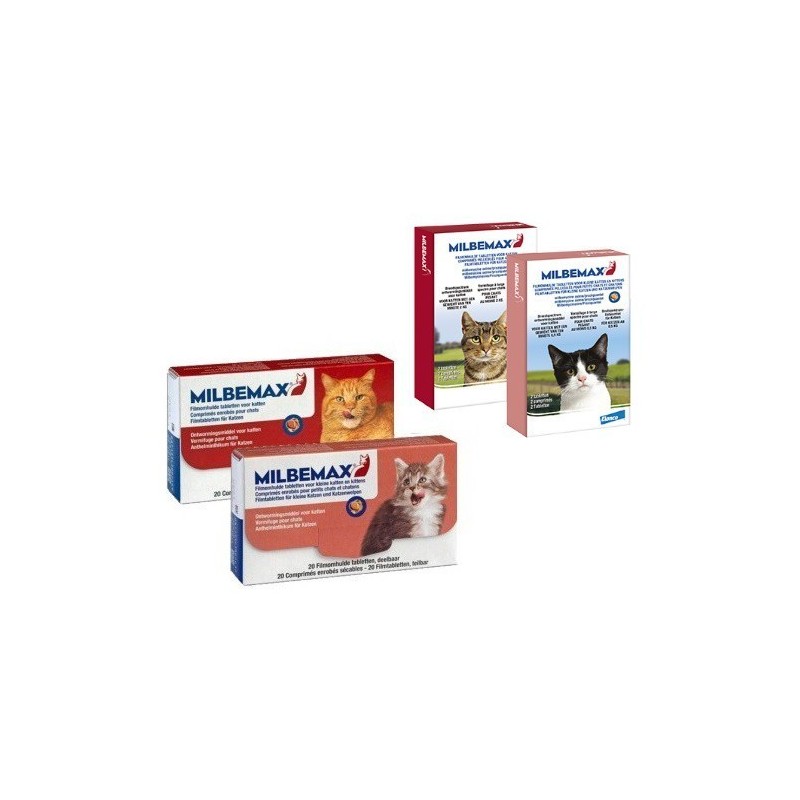 MILBEMAX GATO FC 16/40MG +4-8KG 100 COMP.