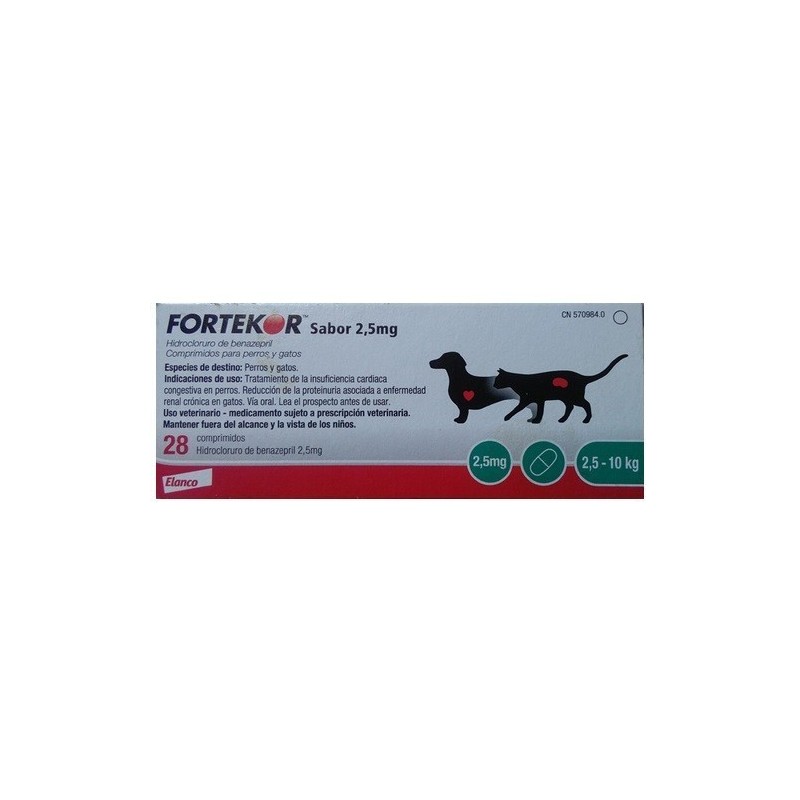 FORTEKOR SABOR 2.5 MG 28 COMP