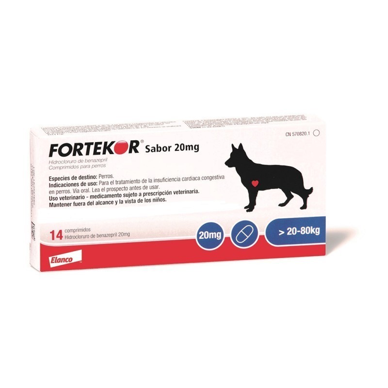 FORTEKOR SABOR 20 MG 14 COMP