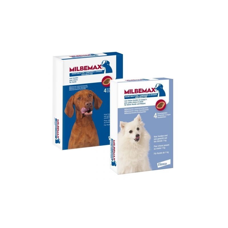 MILBEMAX CHEWY 2.5/25 MG 4 COMPRIMIDOS