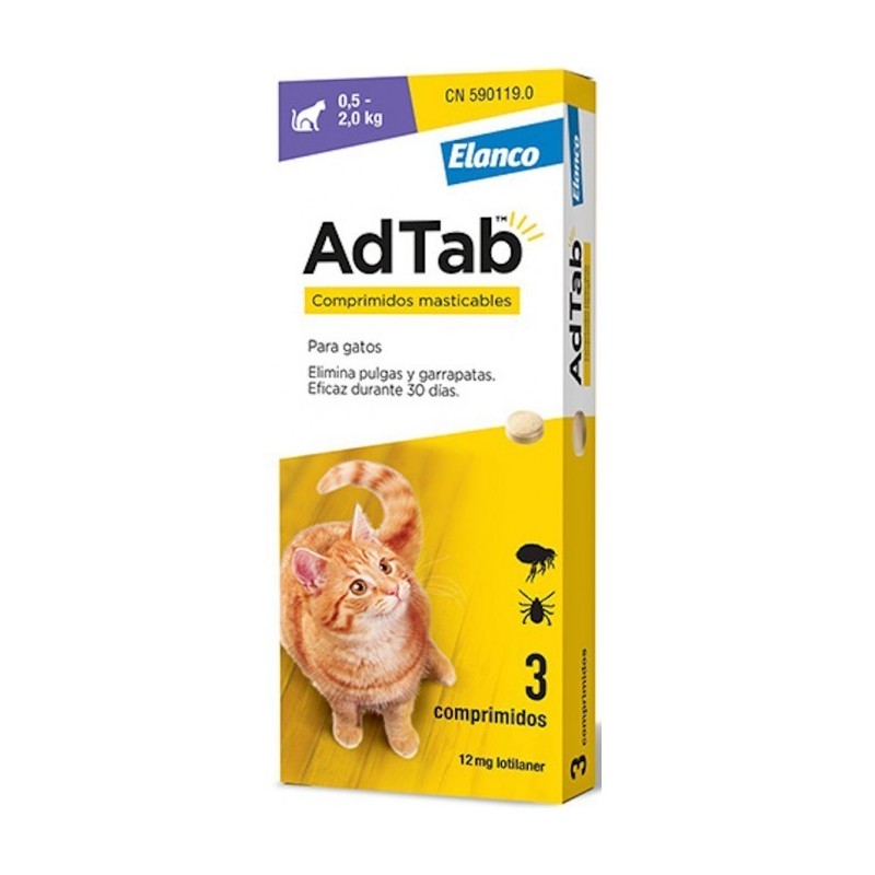 ADTAB CAT 12MG 3COMPRIMIDOS
