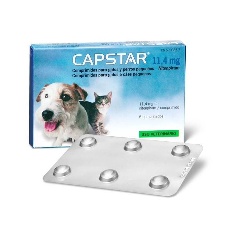 CAPSTAR 11,4  6COMPRIMIDOS
