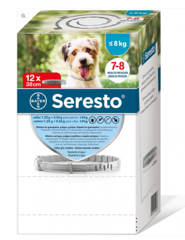 COLLAR SERESTO PERRO PEQUEÑO ENV. CRT.
