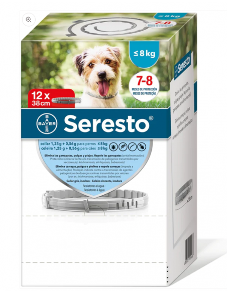 COLLAR SERESTO PERRO PEQUEÑO ENV. CRT.