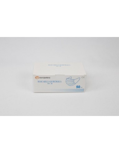 MASCARILLA QUIRURGICA IIR 50UDS