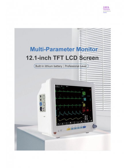 VETERINARY MONITOR USE PANI EtCO2 ECG SO2 PLS