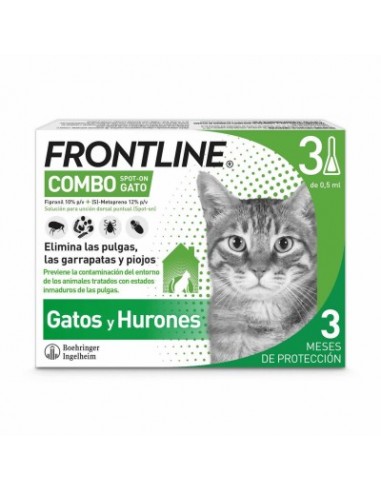 FRONTLINE SPOT  ON COMBO GATOS 3P