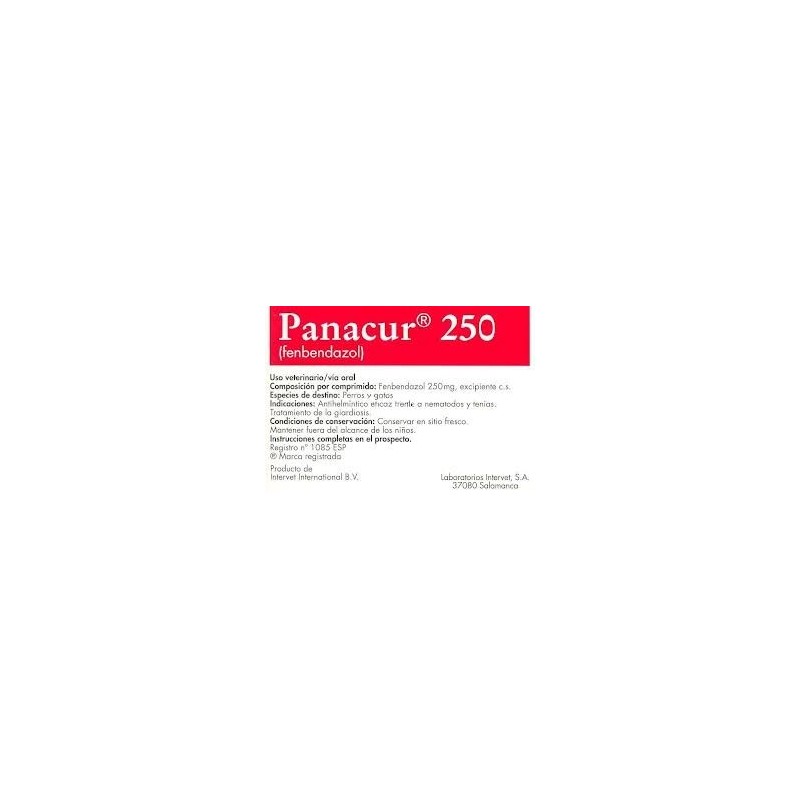 PANACUR 250 Mg Envase Clínico
