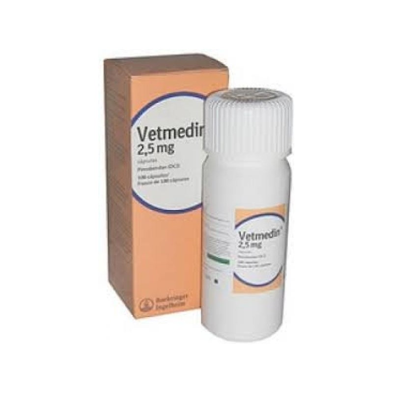 VETMEDIN 2.5 MG X 100 CAP