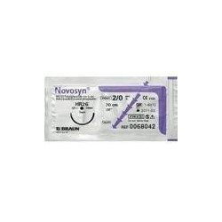 NOVOSYN VIOLET 4/0 DS19 70 CM
